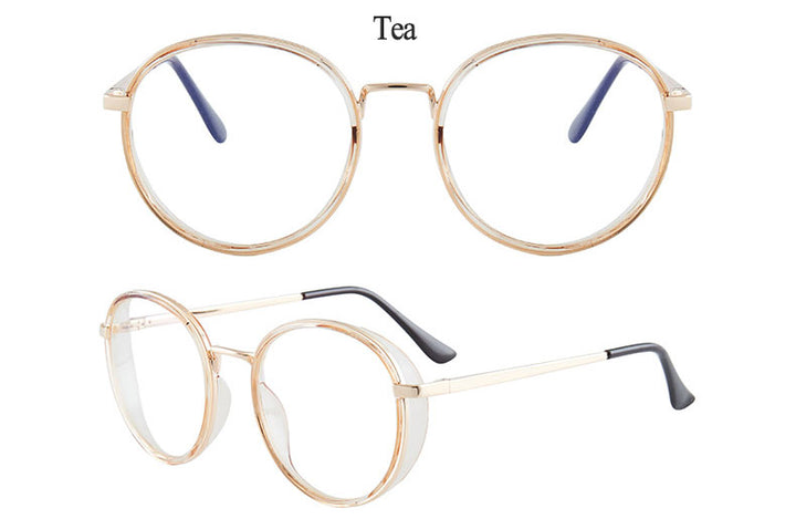 Hotony Women's Full Rim TR 90 Resin Round Frame Eyeglasses 7028 Full Rim Hotony