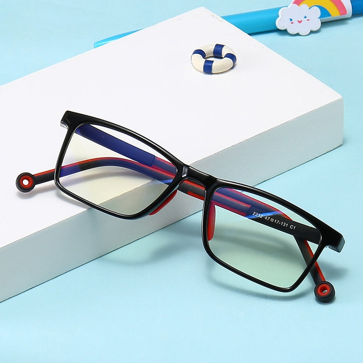 Yimaruili Unisex Children's Full Rim TR 90 Resin Frame Eyeglasses 2232 Full Rim Yimaruili Eyeglasses