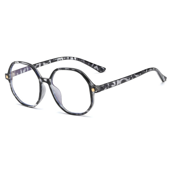 Hotony Women's Full Rim Polygon Round Tr 90 Eyeglasses B9005ds Full Rim Hotony
