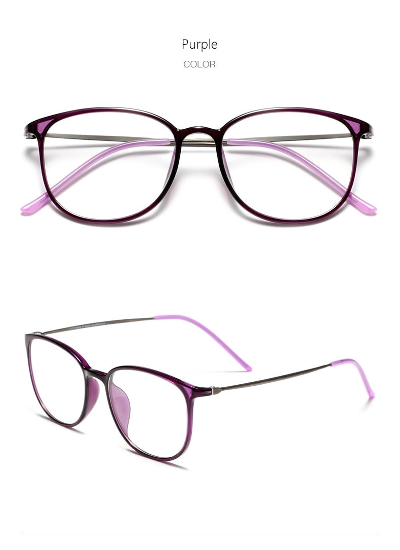 Yimaruili Unisex Full Rim β Titanium Frame Eyeglasses 2212B Full Rim Yimaruili Eyeglasses