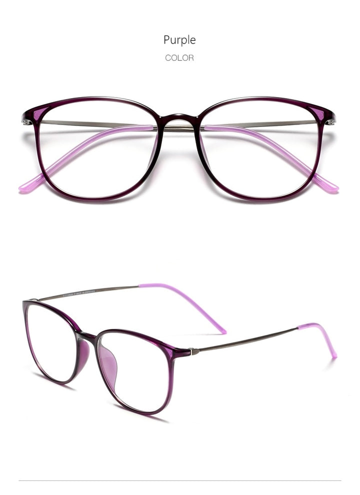 Yimaruili Unisex Full Rim β Titanium Frame Eyeglasses 2212B Full Rim Yimaruili Eyeglasses
