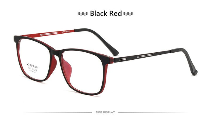 Yimaruli Men's Full Rim Titanium Square Frame Eyeglasses 9825 Full Rim Yimaruili Eyeglasses