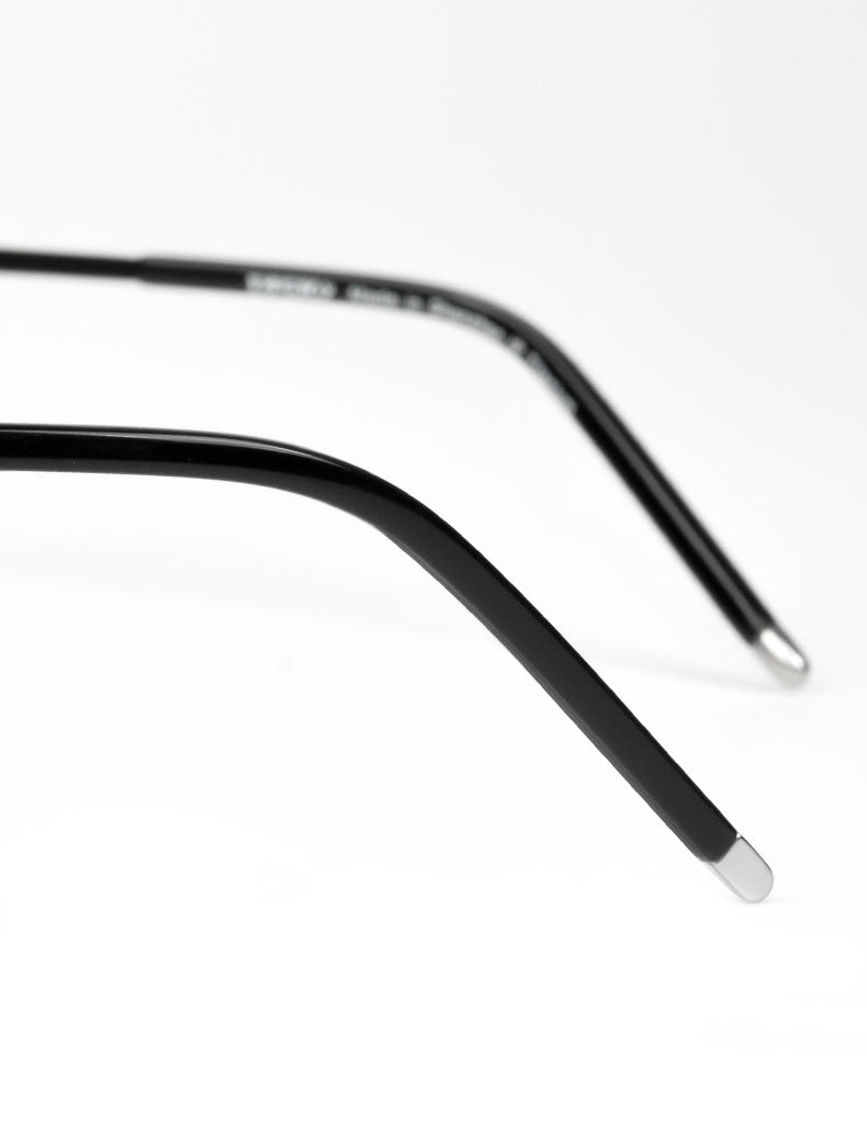 Reven Jate Men's Semi Rim Square Titanium Eyeglasses Ej8606 Semi Rim Reven Jate