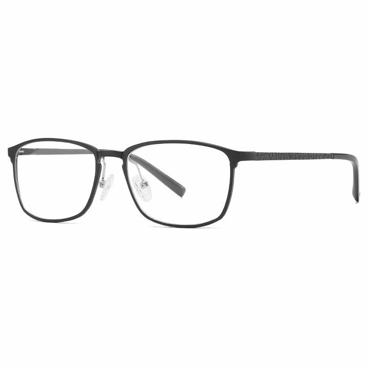 Hotochki Unisex Full Rim Aluminum Magnesium Alloy Frame Eyeglasses 6266 Full Rim Hotochki black
