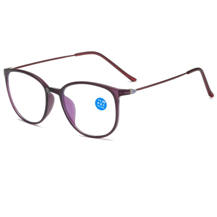 Yimaruili Unisex Full Rim Acetate Frame Myopic Or Presbyopic Anti Blue Light Reading Glasses Y872 Reading Glasses Yimaruili Eyeglasses