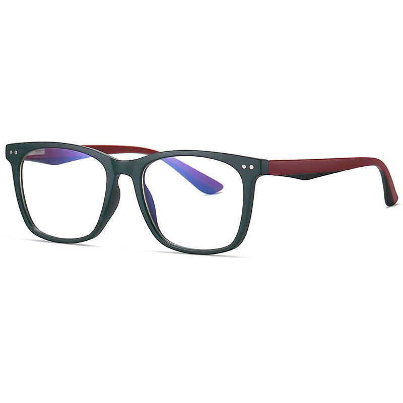 Hotochki Men's Full Rim Acetate Frame Anti Blue Light Lens Eyeglasses 2322 Full Rim Hotochki green