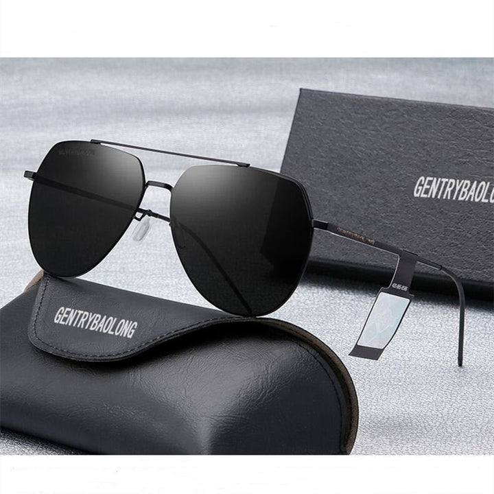 Yimaruili Women's Full Rim Double Bridge Alloy Frame Polarized Lens Sunglasses B8011 Sunglasses Yimaruili Sunglasses
