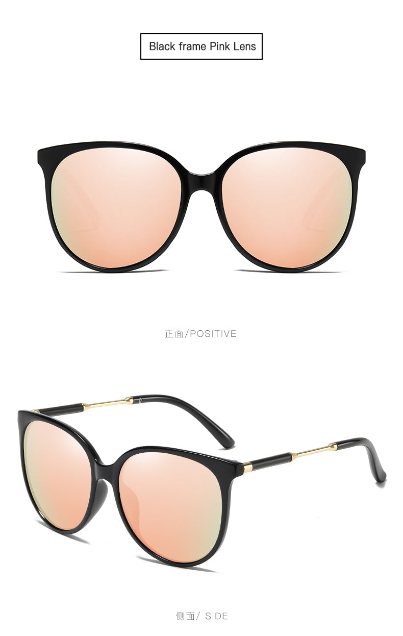 Aidien Women‘ s Full Rim Polycarbonate Frame Myopic Lens Sunglasses B350 Sunglasses Aidien   