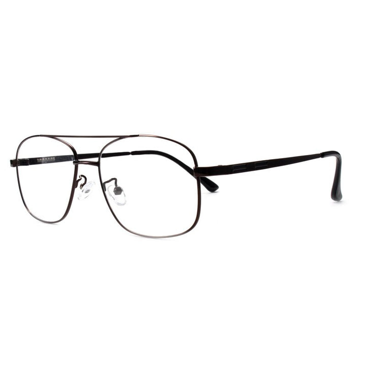 Hotochki Unisex Full Rim Round Box Alloy Frame Eyeglasses 2256 Full Rim Hotochki