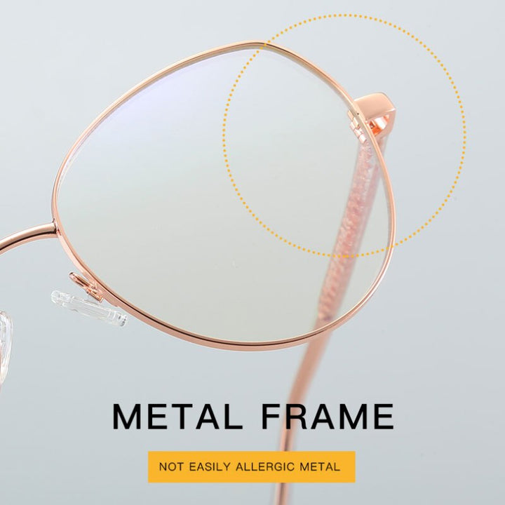 Hotochki Women's Full Rim Cat Eye Alloy Frame Eyeglasses 3001 Full Rim Hotochki