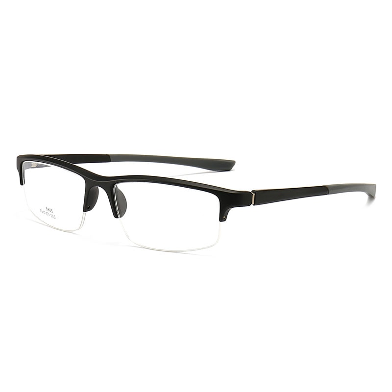 Hotochki Unisex Semi Rim PC Plastic Resin Frame Eyeglasses 5805 Semi Rim Hotochki