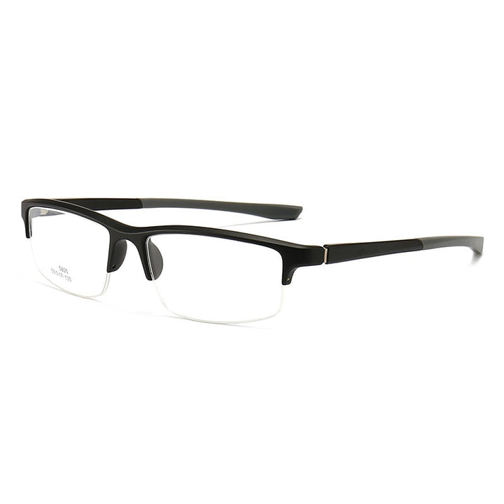 Hotochki Unisex Semi Rim PC Plastic Resin Frame Eyeglasses 5805 Semi Rim Hotochki