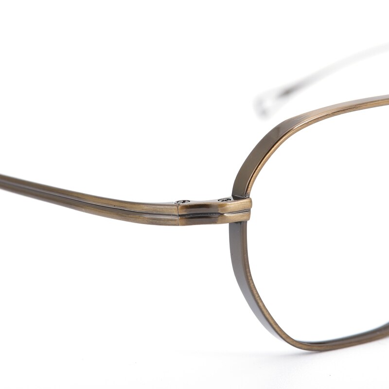 Muzz Unisex Full Rim Square Round Titanium Acetate Frame Eyeglasses 9917 Full Rim Muzz