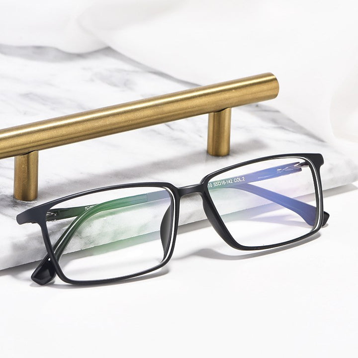 Yimaruili Men's Full Rim Steel Frame Eyeglasses 9810 Full Rim Yimaruili Eyeglasses