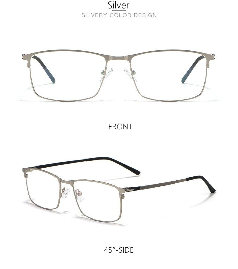 Yimaruili Men's Full Rim Alloy Frame Eyeglasses P9847 Full Rim Yimaruili Eyeglasses