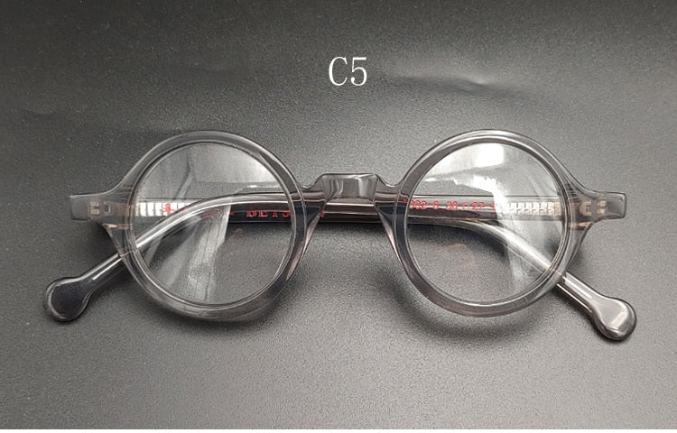 Yujo Unisex Full Rim Round Reading Glasses Acetate Y031 Reading Glasses Yujo