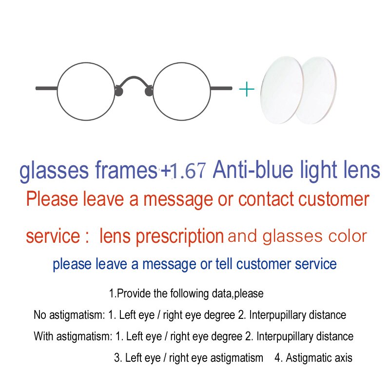 Yujo Unisex Full Rim Oval Round Titanium Eyeglasses Customized Lens Options Full Rim Yujo 1.67lens China