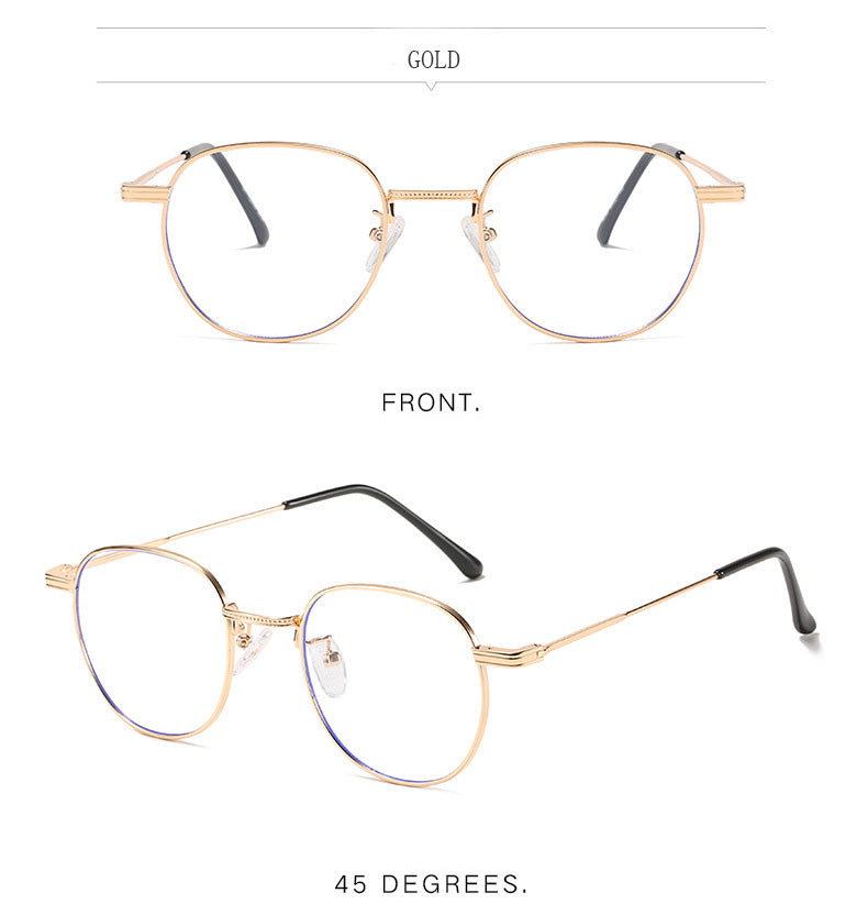 Hdcrafter Unisex Full Rim Round Titanium Frame Eyeglasses 6288 Full Rim Hdcrafter Eyeglasses