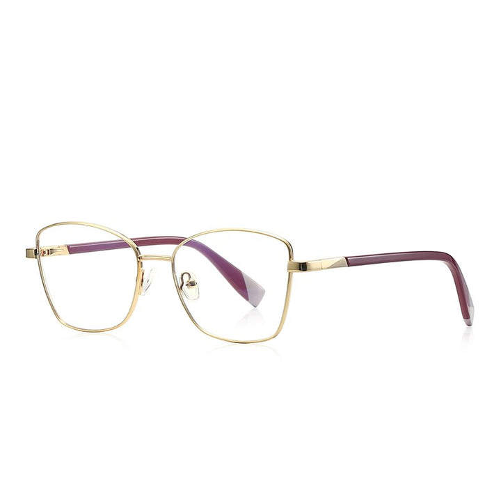 Hotochki Unisex Full Rim Square Alloy Frame Eyeglasses 3010 Full Rim Hotochki