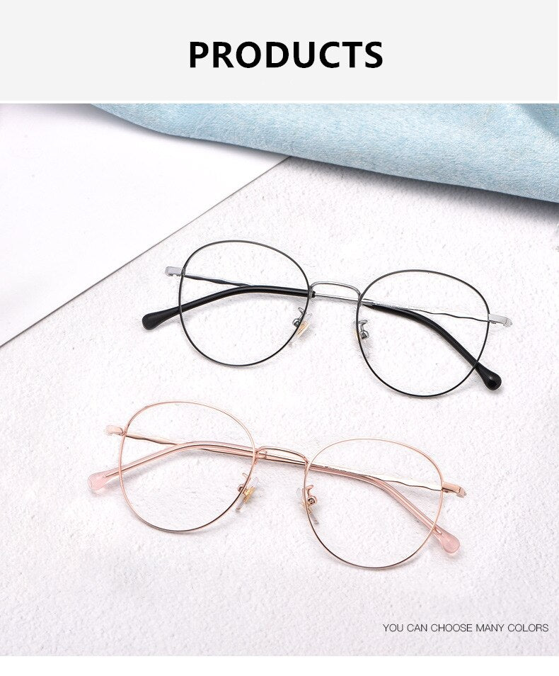 Yimaruili Unisex Full Rim Round Titanium Frame Eyeglasses 2011 Full Rim Yimaruili Eyeglasses