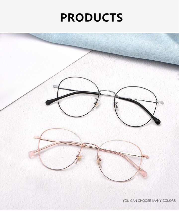 Yimaruili Unisex Full Rim Round Titanium Frame Eyeglasses 2011 Full Rim Yimaruili Eyeglasses