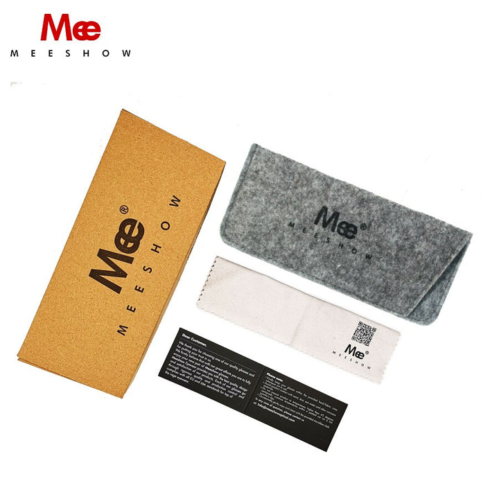 Meeshow Men's Full Rim Square Polycarbonate Reading Glasses 1512 Reading Glasses Meeshow