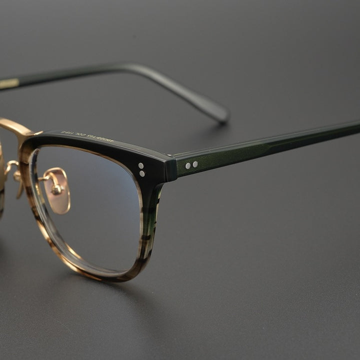 Yimaruili Men's Full Rim Acetate Frame Eyeglasses Y001 Full Rim Yimaruili Eyeglasses