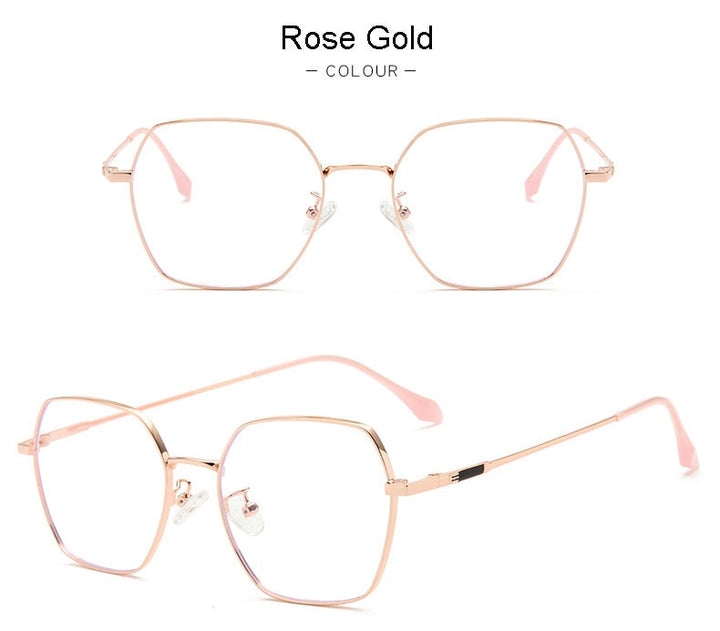 Hotochki Unisex Full Rim Alloy Frame Spring Hinge Eyeglasses 9339 Full Rim Hotochki