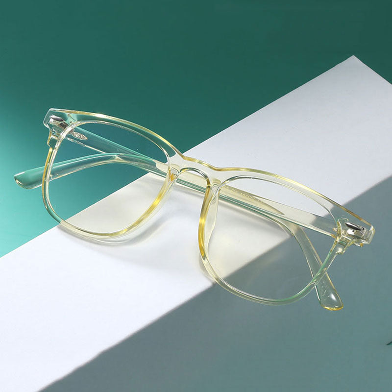 Hotony Women's Full Rim TR 90 Resin Round Frame Eyeglasses 3017 Full Rim Hotony