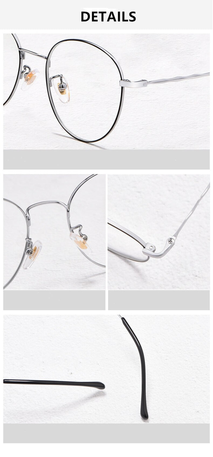 Yimaruili Unisex Full Rim Round Titanium Frame Eyeglasses 2011 Full Rim Yimaruili Eyeglasses
