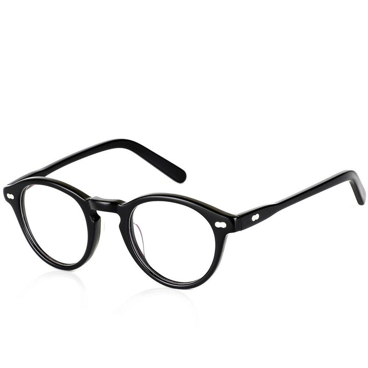 Hotony Women's Full Rim Acetate Frame Eyeglasses Sd1229 Full Rim Hotony black