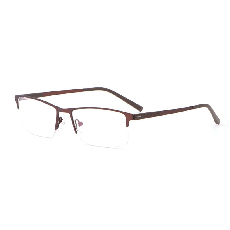 Hotochki Unisex Semi Rim Square Alloy Frame Eyeglasses 8839 Semi Rim Hotochki