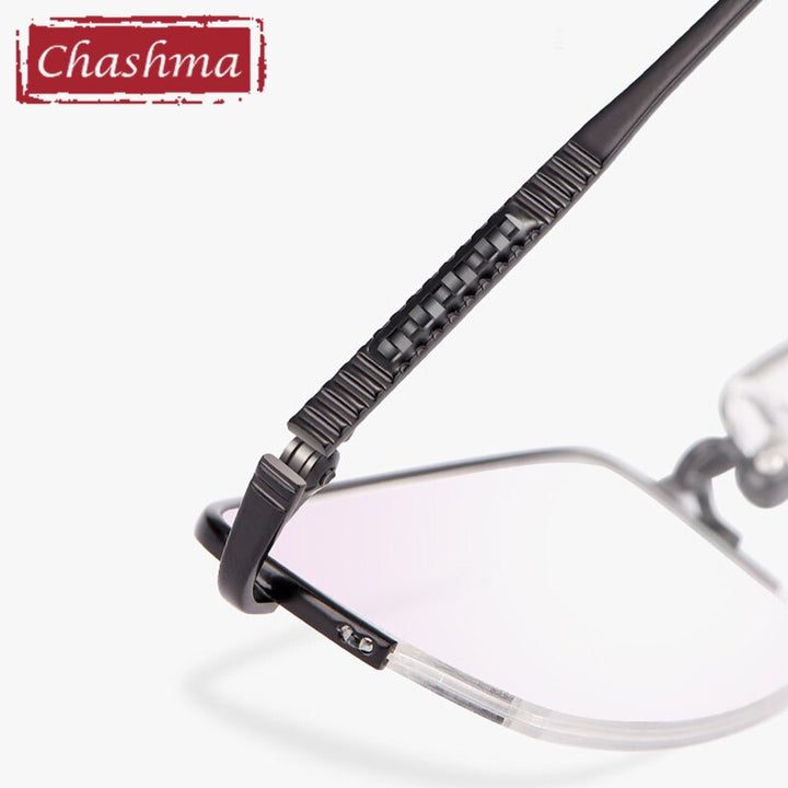 Chashma Men's Semi Rim Square Titanium Eyeglasses 8961 Full Rim Chashma