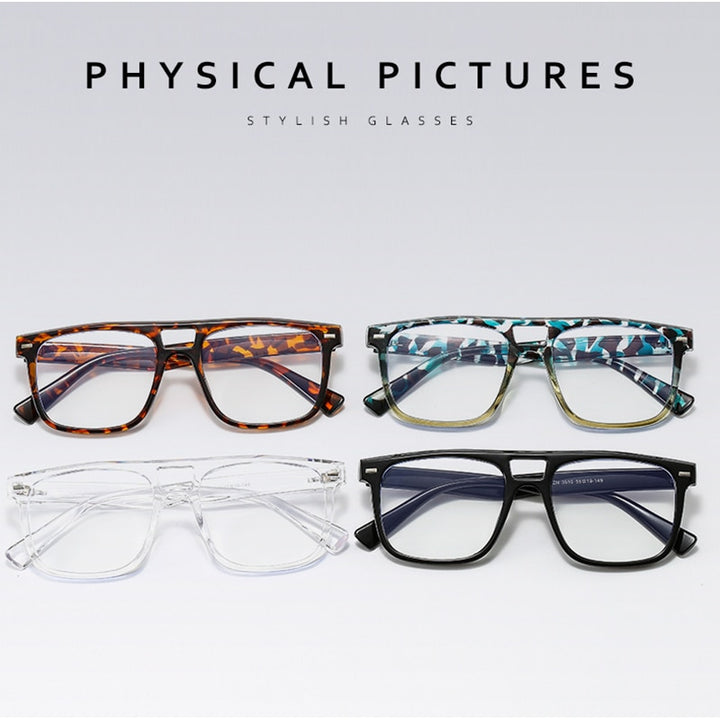 Hotochki Unisex Full Rim PC Plastic Resin Frame Eyeglasses 3510 Full Rim Hotochki
