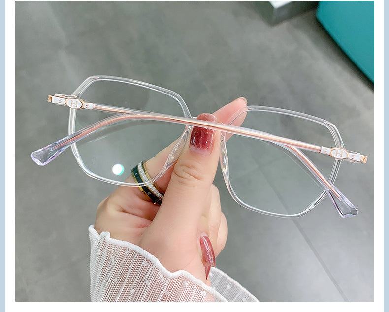Hotony Women's Full Rim TR 90 Resin Square Frame Eyeglasses Lk304 Full Rim Hotony