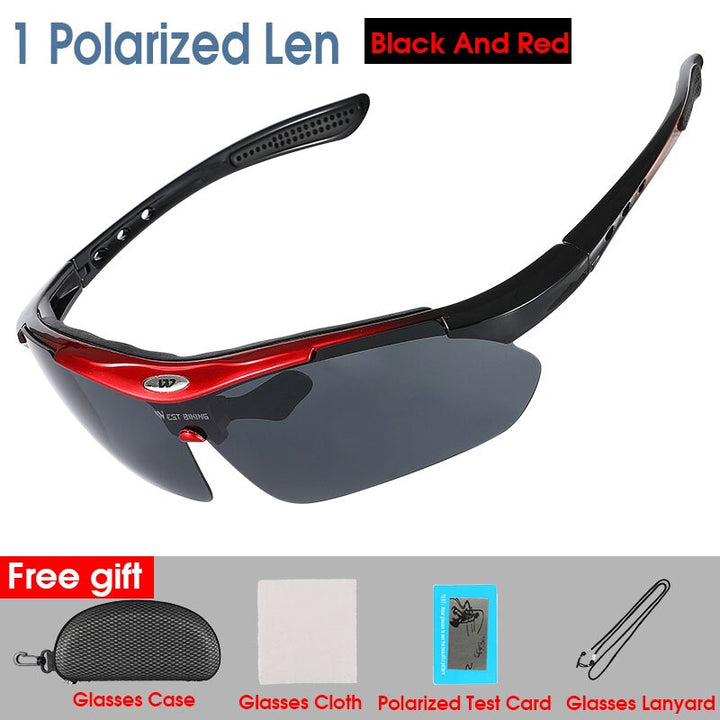 West Biking Unisex Full Rim Rectangle Acetate Polarized Sport Sunglasses YP0703111-135-136 Sunglasses West Biking