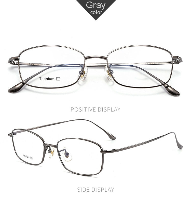 Hotochki Men's Full Rim Titanium Frame Eyeglasses 8508 Full Rim Hotochki