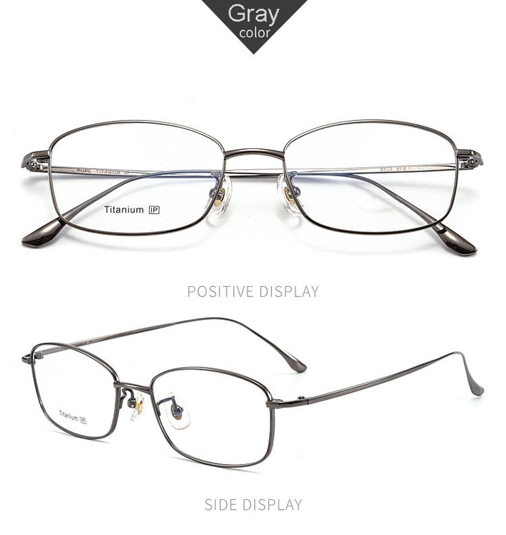 Hotochki Men's Full Rim Titanium Frame Eyeglasses 8508 Full Rim Hotochki