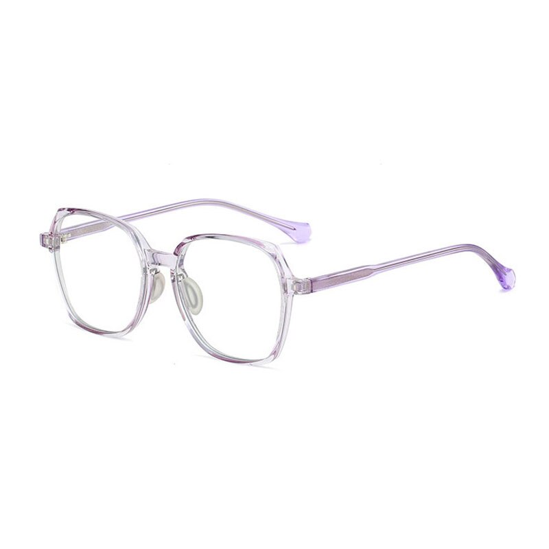 Handoer Unisex Full Rim Polygonal Square Tr 90 Eyeglasses Ld208 Full Rim Handoer