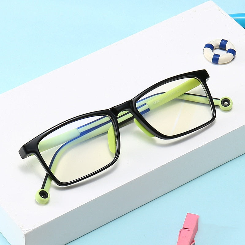 Yimaruili Unisex Children's Full Rim TR 90 Resin Frame Eyeglasses 2232 Full Rim Yimaruili Eyeglasses