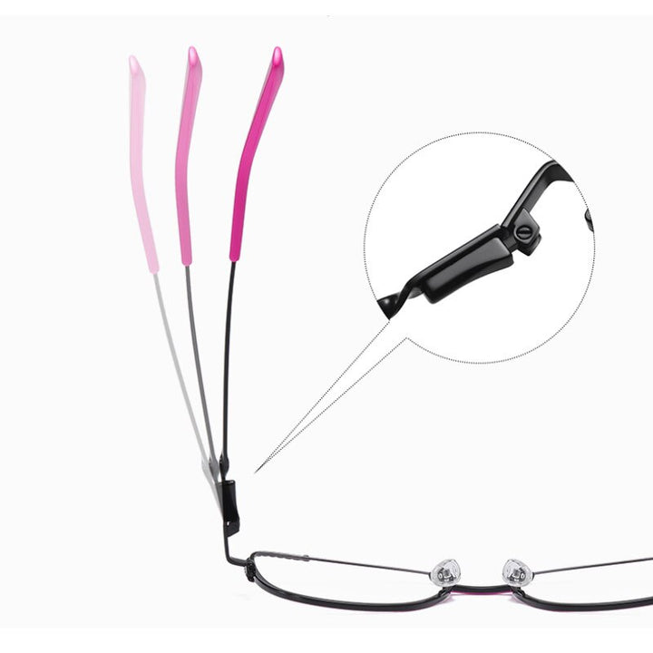 Hotochki Women's Full Rim Polygon Alloy Frame Eyeglasses 3014 Full Rim Hotochki