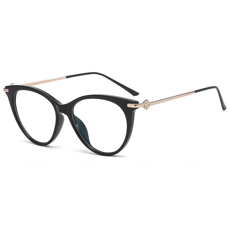 Hotony Women's Full Rim Cat Eye TR 90 Resin Frame Eyeglasses Tr2335 Full Rim Hotony