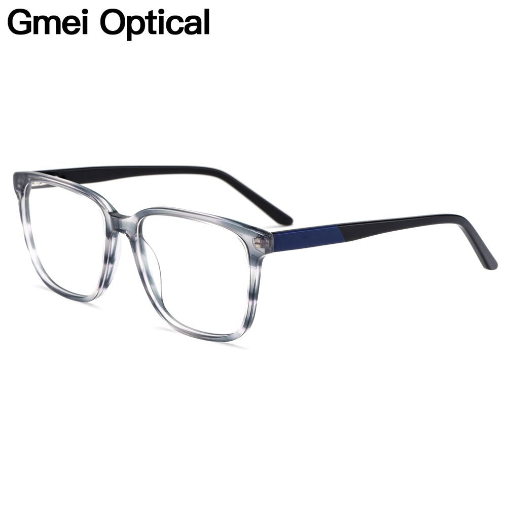 Gmei Women's Eyeglasses Acetate Frame Square M23001 Full Rim Gmei Optical