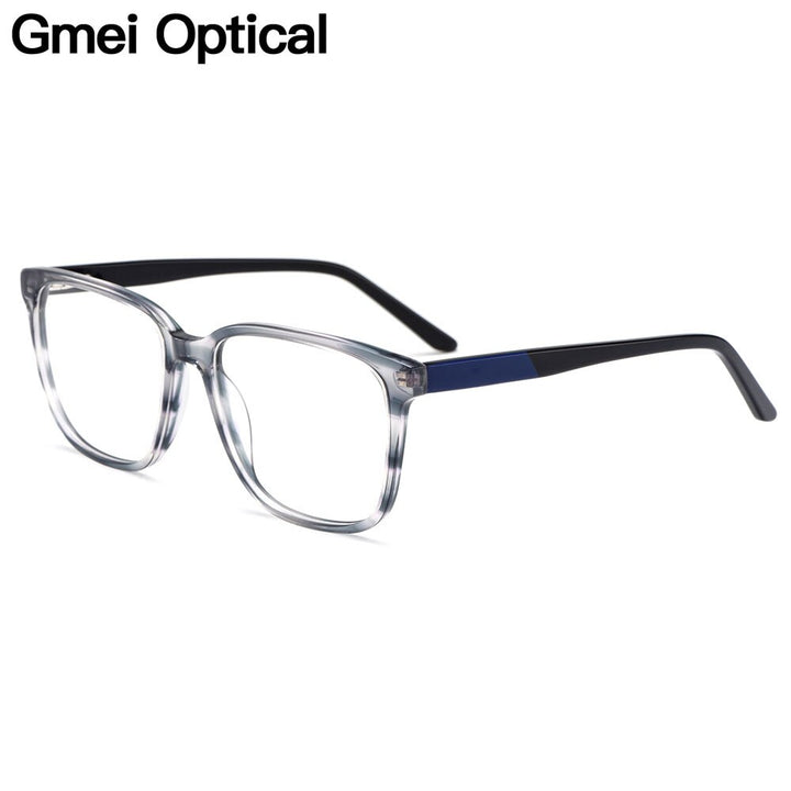 Gmei Women's Eyeglasses Acetate Frame Square M23001 Full Rim Gmei Optical