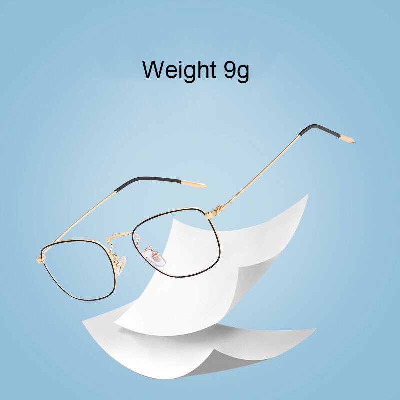 Hotony Unisex Full Rim Rectangle Alloy Eyeglasses Zy9951 Full Rim Hotony