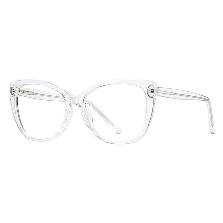 Hotochki Women's Full Rim PC Plastic Resin Frame Eyeglasses 2005 Full Rim Hotochki Transparent