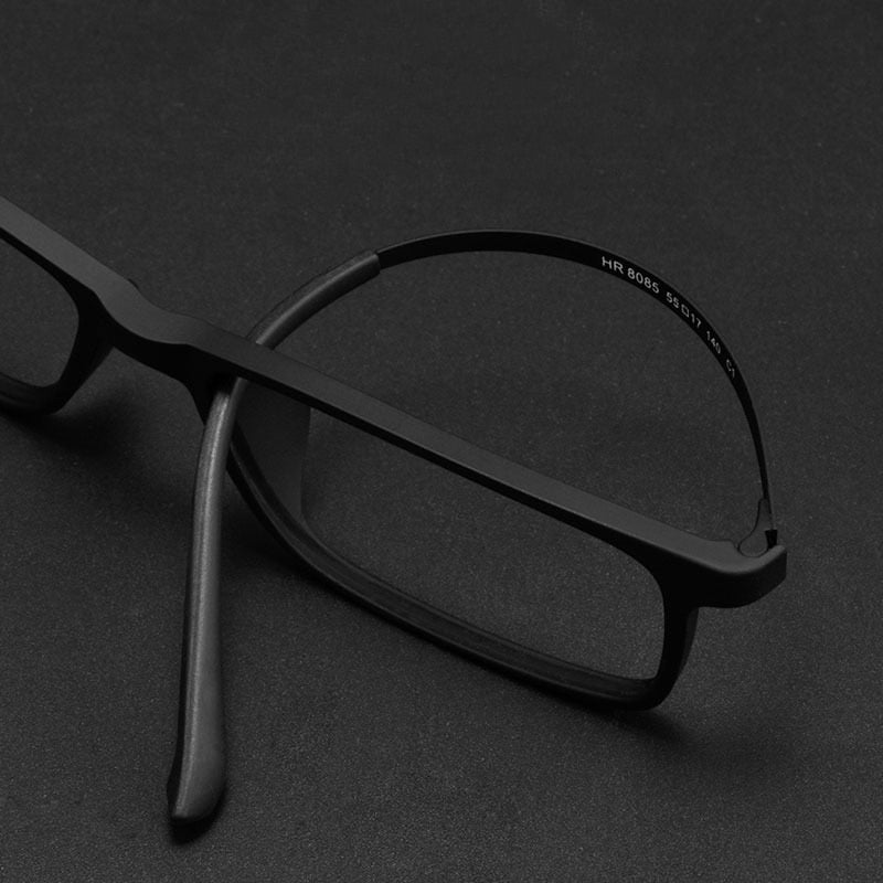Yimaruili Men's Full Rim Resin Titanium Frame Eyeglasses HR8085 Full Rim Yimaruili Eyeglasses