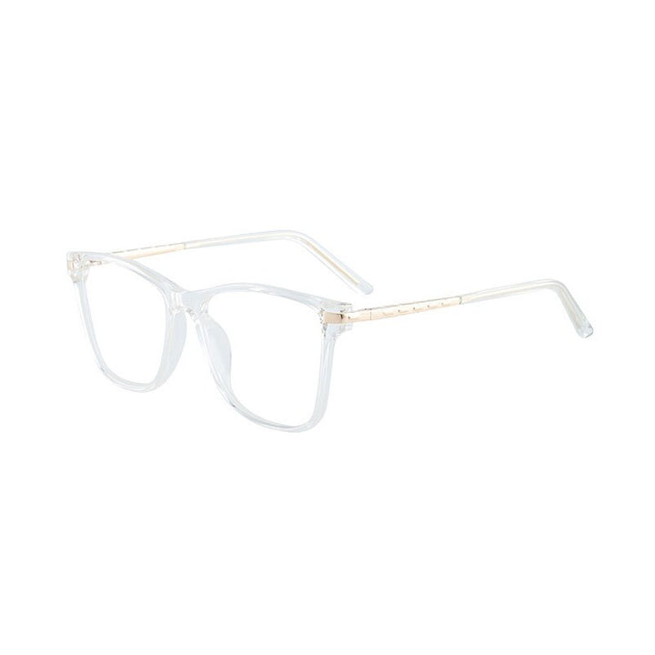 Hotony Women's Full Rim TR 90 Resin Square Frame Eyeglasses 7039 Full Rim Hotony