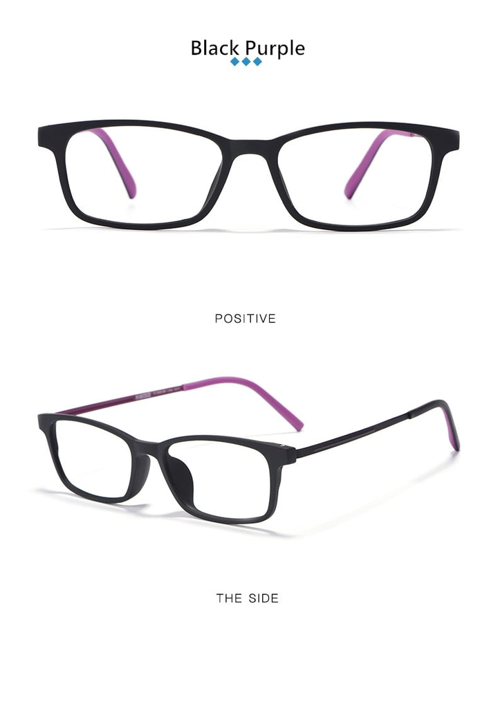 Yimaruili Unisex Full Rim β Titanium Frame Eyeglasses 8802 Full Rim Yimaruili Eyeglasses