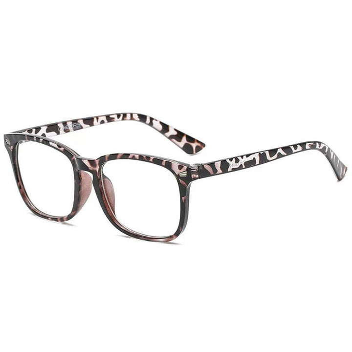 May Flower Women's Full Rim Big Square Acetate Reading Glasses Y095 Reading Glasses May Flower